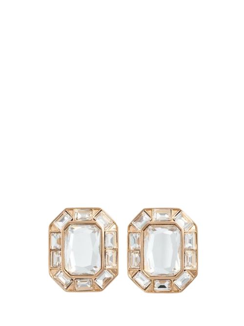 Gold crystal earrings SELF PORTRAIT | SS26627EAGDGOLD